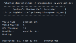 Decrypted Phantom Phantom Wallet / Vault Extractor and Decryption Tools | Hashkiller
